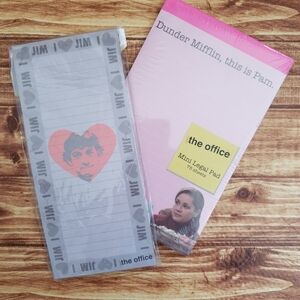 The Office Mini Pam Legal Pad & I ❤️ Jim Notepads - NBC Univeral Dunder Mifflin